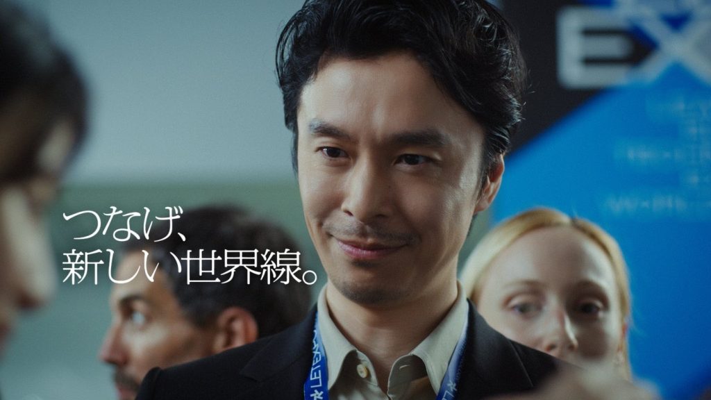 株式会社フジクラの企業ブランディングCMの画像（長谷川博己さんの出演シーン）